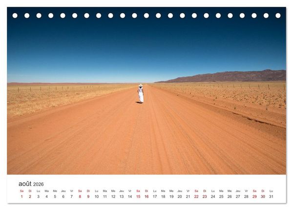 Produktbild: Des&eacute;rt namibien (Calendrier de bureau 2026 DIN A5 vertical), CALVENDO calendrier mensuel