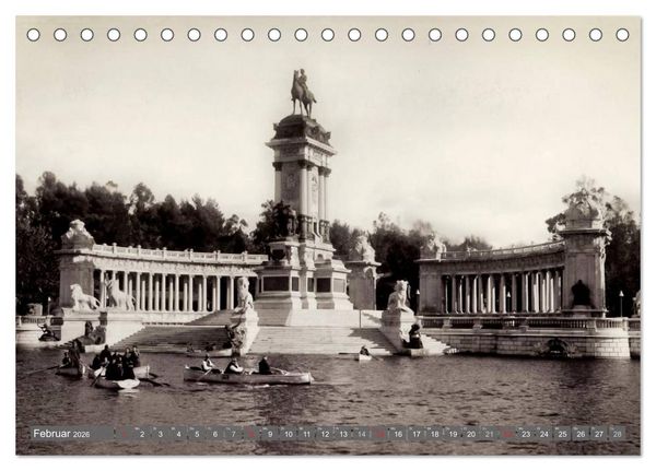 Produktbild: Erinnerungen an das alte Madrid (Tischkalender 2026 DIN A5 quer), CALVENDO Monatskalender