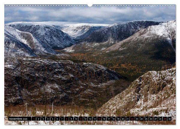 Produktbild: GASP&Eacute;SIE. Parc National du Qu&eacute;bec (Calendrier mural 2026 DIN A2 vertical) calendrier de bureau