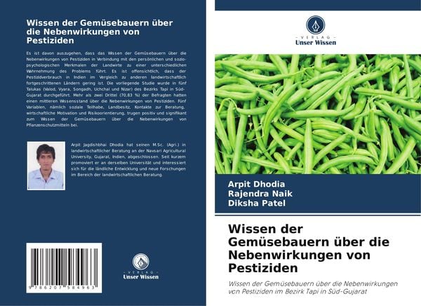 Wissen der Gemüsebauern über die Nebenwirkungen von Pestiziden, Taschenbuch von Arpit Dhodia , Rajendra Naik , Diksha Patel, Verlag Unser Wissen,