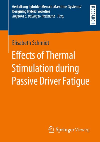 Produktbild: Effects of Thermal Stimulation during Passive Driver Fatigue