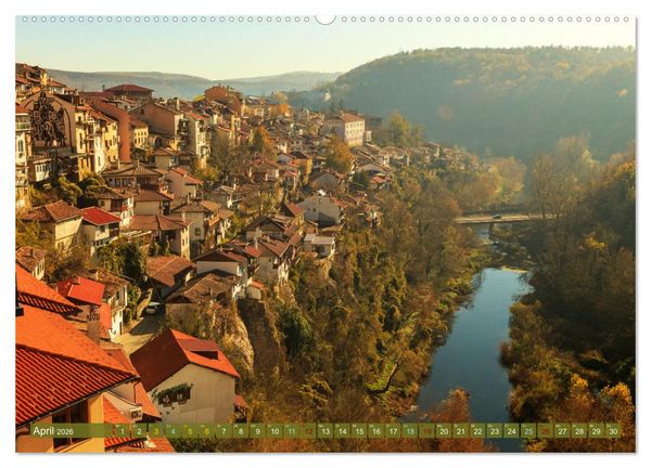 Produktbild: Veliko Tarnovo - Die romantischste Stadt Bulgariens (hochwertiger Premium Wandkalender 2026 DIN A2 quer), Kunstdruck in Hochglanz