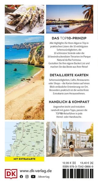 Produktbild: TOP10 Reiseführer Algarve