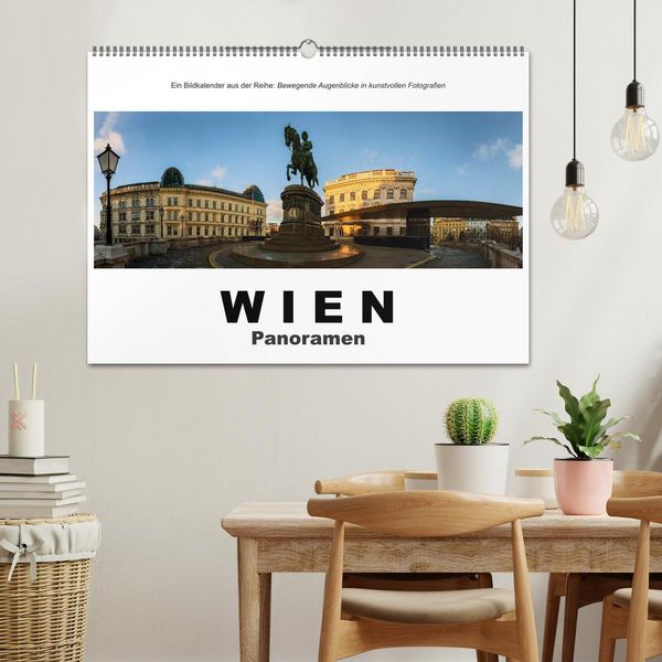 Produktbild: Wien Panoramen (Wandkalender 2026 DIN A2 quer), CALVENDO Monatskalender