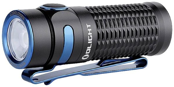 OLight Baton 3 Black LED Taschenlampe akkubetrieben 1200lm 33h 53g