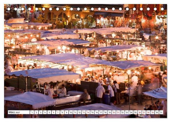 Produktbild: Marrakesch - Momente einer Reise (Tischkalender 2027 DIN A5 quer), CALVENDO Monatskalender