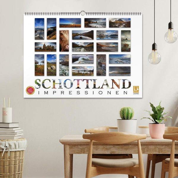 Produktbild: Schottland Impressionen (Wandkalender 2026 DIN A2 quer), CALVENDO Monatskalender