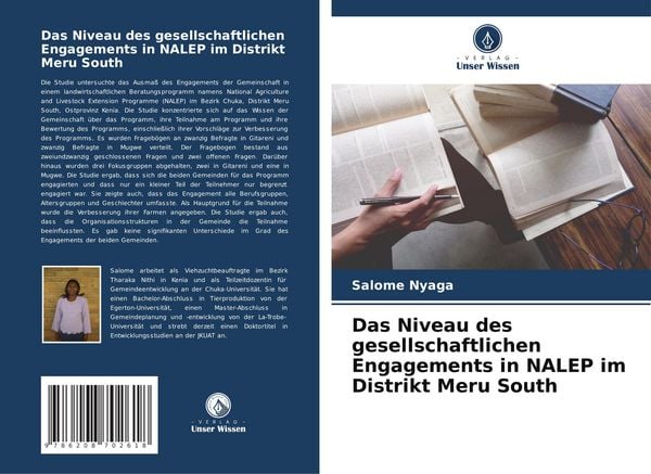 Das Niveau des gesellschaftlichen Engagements in NALEP im Distrikt Meru South, Taschenbuch von Salome Nyaga, Verlag Unser Wissen, 9786208702618
