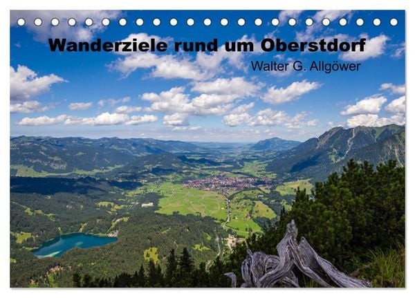 Produktbild: Wanderziele rund um Oberstdorf (Tischkalender 2026 DIN A5 quer), CALVENDO Monatskalender