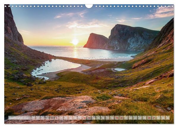Produktbild: Land. Licht. Meer. (Wandkalender 2026 DIN A3 quer), CALVENDO Monatskalender