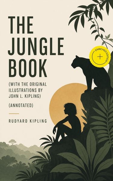 Produktbild: The Jungle Book (With the Original Illustrations by John L. Kipling) (Annotated)