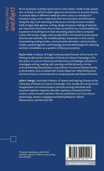 Produktbild: Exploring Semiotic Remediation as Discourse Practice