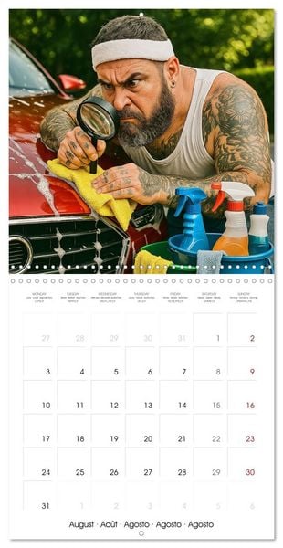 Produktbild: The Great Man Calendar. A year full of male chaos. (Wall Calendar 2026 12 &times; 12 Inch) CALVENDO 12 Month Wall Calendar