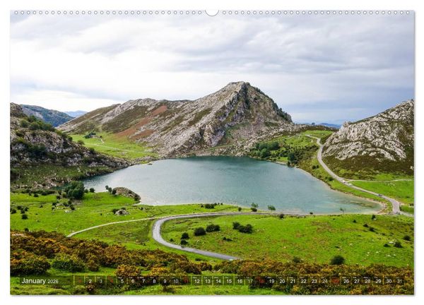 Produktbild: Picos de Europa - In and around the national park (High Quality Premium Wall Calendar 2026 DIN A2 landscape),CALVENDO 12 Month Wall Calendar