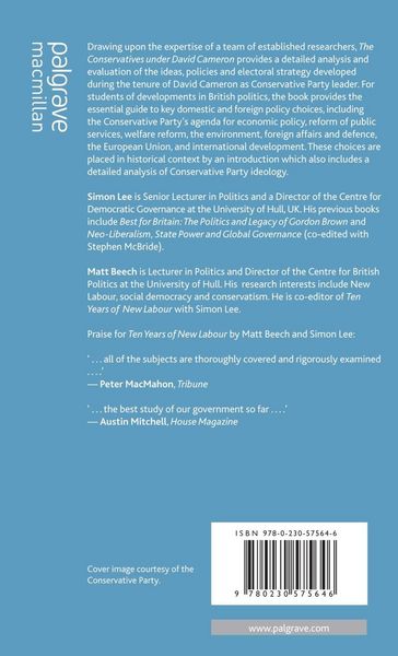 Produktbild: The Conservatives under David Cameron