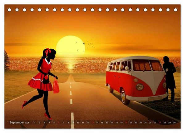 Produktbild: Ladies first by Mausopardia (Tischkalender 2026 DIN A5 quer), CALVENDO Monatskalender