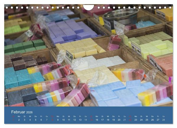 Produktbild: March&eacute; Provencal - M&auml;rkte der Provence (Wandkalender 2026 DIN A4 quer), CALVENDO Monatskalender