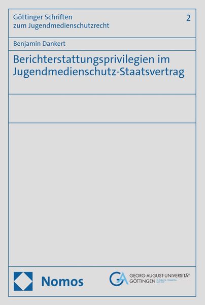 Produktbild: Berichterstattungsprivilegien im Jugendmedienschutz-Staatsvertrag