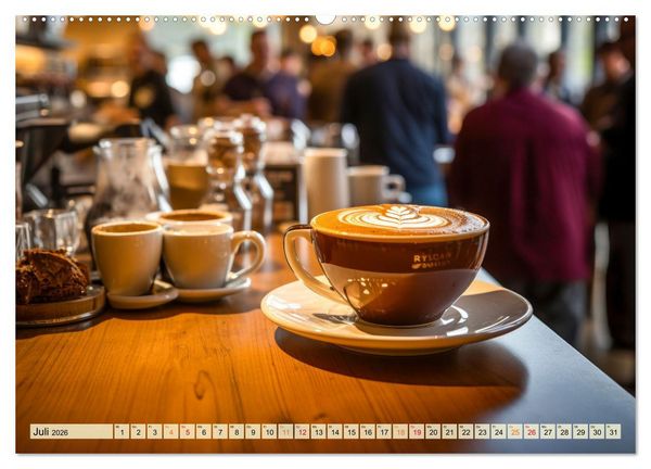 Produktbild: Mein Kaffee meine Bar (Wandkalender 2026 DIN A2 quer), CALVENDO Monatskalender