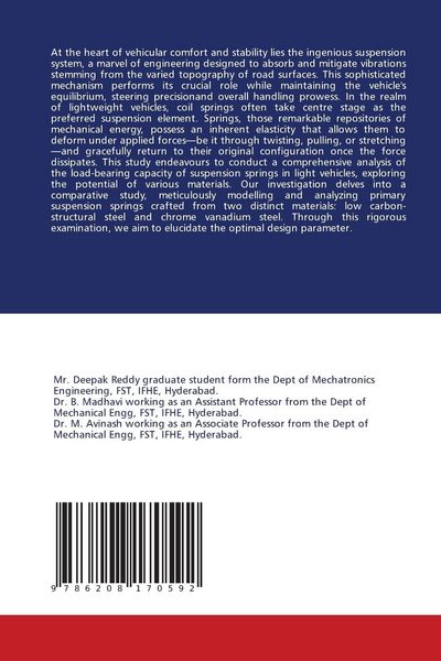 Produktbild: Design and Analysis Of Suspension System