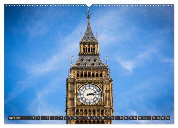 Produktbild: London Light (Wandkalender 2026 DIN A2 quer), CALVENDO Monatskalender