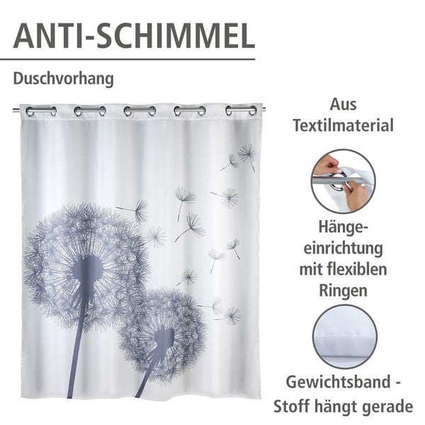 Produktbild: Anti-Schimmel Duschvorhang Mod. Astera Flex, aus 100 % Polyester