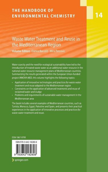 Produktbild: Waste Water Treatment and Reuse in the Mediterranean Region