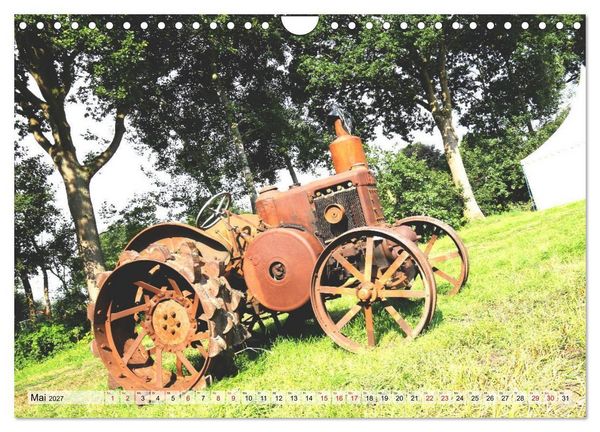 Produktbild: Historische Landmaschinen und Traktoren (Wandkalender 2027 DIN A4 quer), CALVENDO Monatskalender