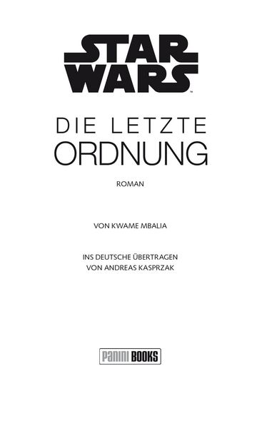 Produktbild: Star Wars: Die letzte Order