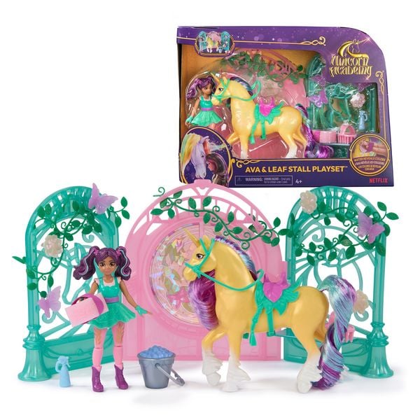 Produktbild: UCA Small Doll Ava & Leaf Stall Spielset