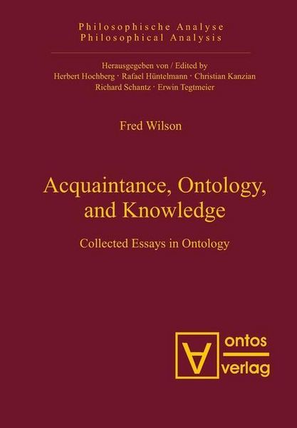 Produktbild: Acquaintance, Ontology, and Knowledge