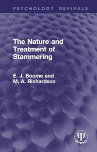 Produktbild: Boome, E: Nature and Treatment of Stammering