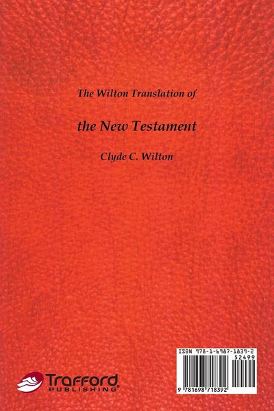 Produktbild: The Wilton Translation of the New Testament