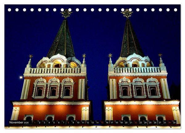 Produktbild: Weltmetropole Moskau (Tischkalender 2026 DIN A5 quer), CALVENDO Monatskalender