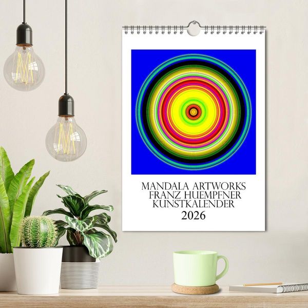 Produktbild: Mandala Artworks - Kunstkalender von Franz Huempfner (Wandkalender 2026 DIN A4 hoch), CALVENDO Monatskalender