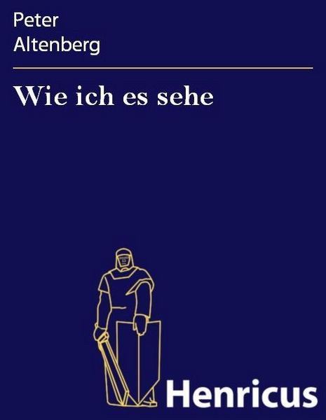 Produktbild: Wie ich es sehe