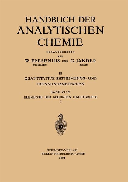 Produktbild: Elemente der Sechsten Hauptgruppe