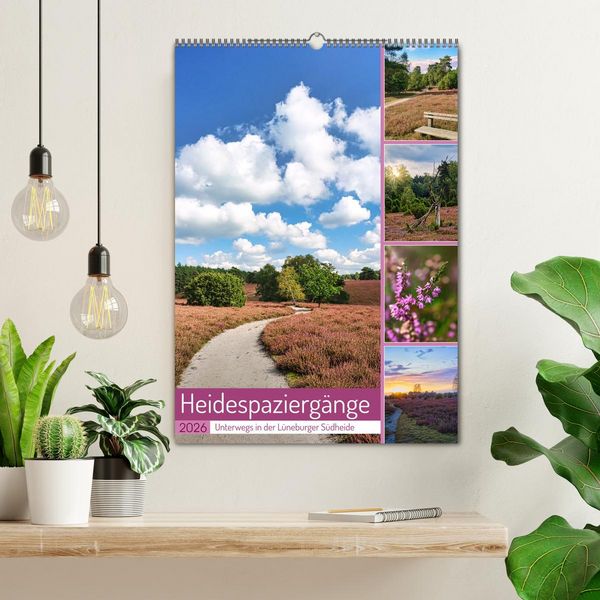 Produktbild: Heidespazierg&auml;nge (Wandkalender 2026 DIN A2 hoch), CALVENDO Monatskalender