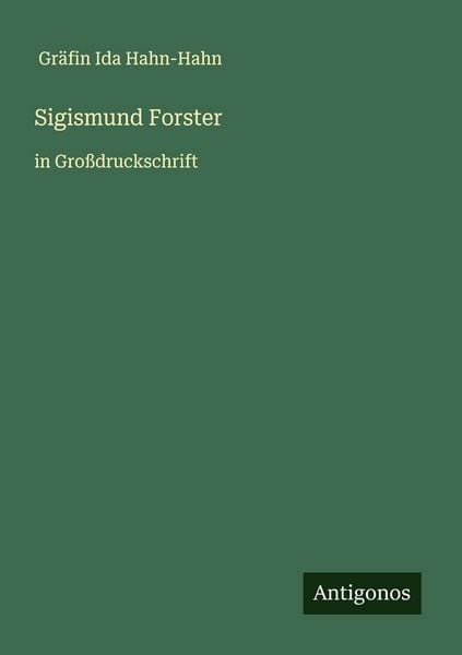 Produktbild: Sigismund Forster