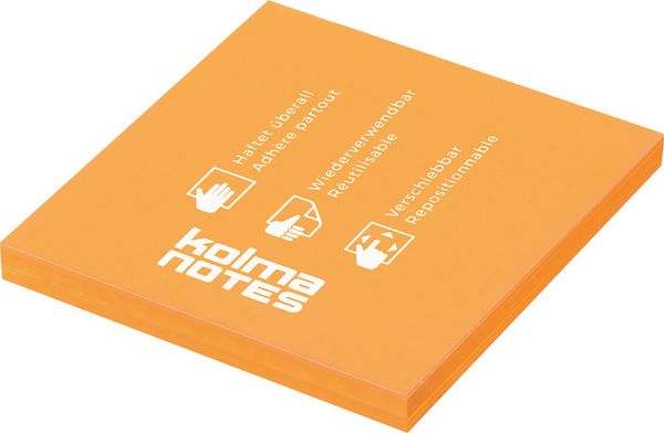 Produktbild: KOLMA&reg; Haftnotizen Notes, neonorange 100 Blatt