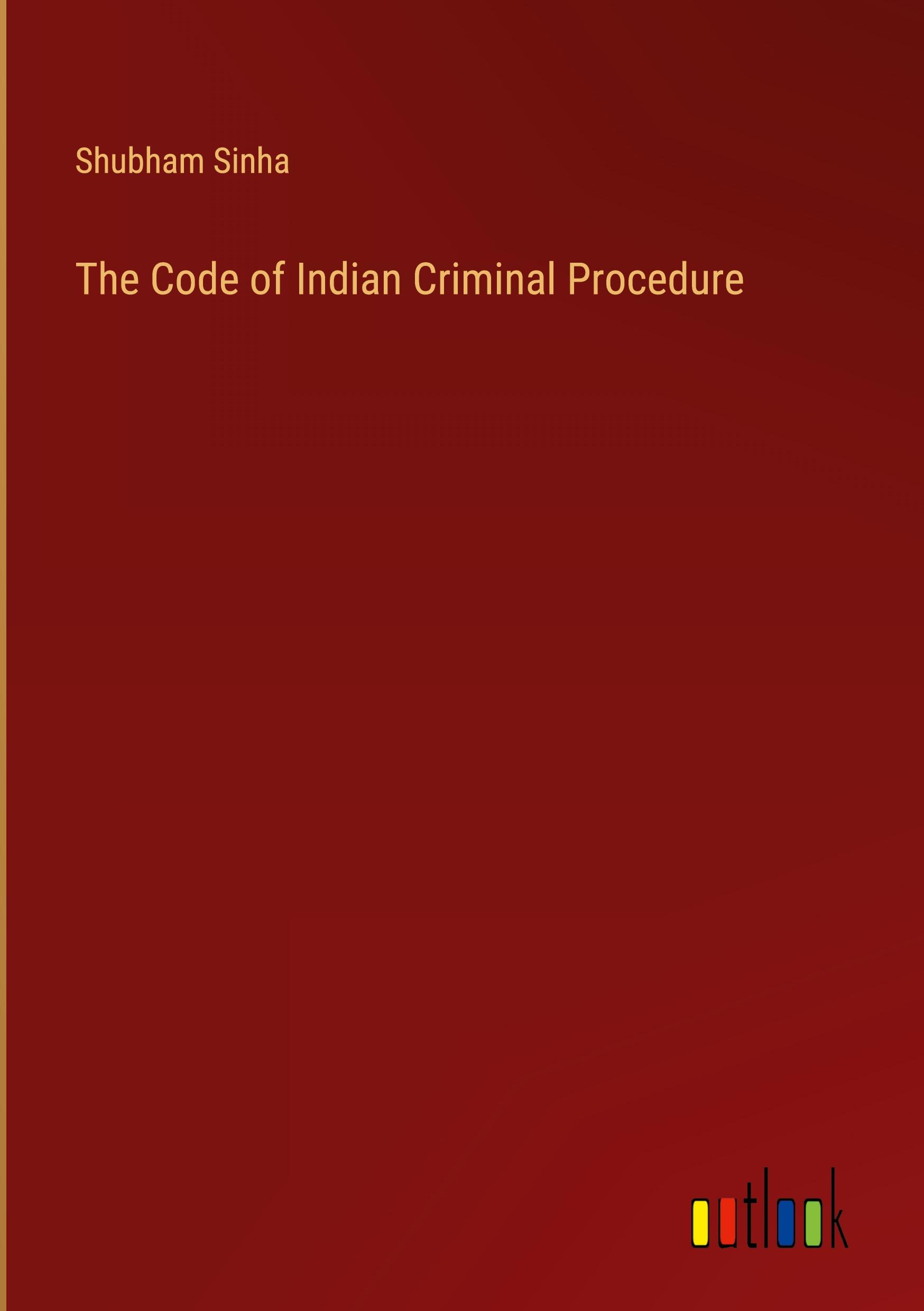 Produktbild: The Code of Indian Criminal Procedure