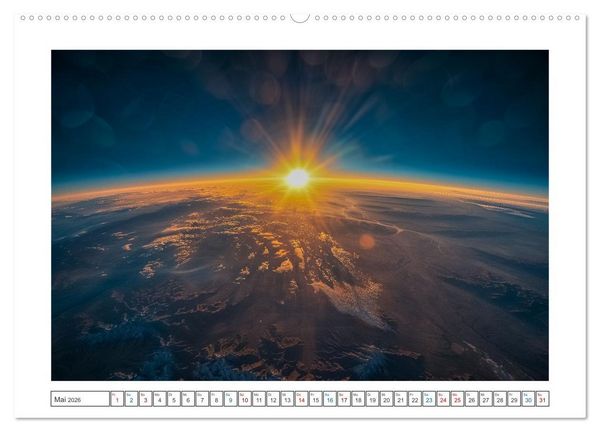 Produktbild: Galaktische Abenteuer (Wandkalender 2026 DIN A2 quer), CALVENDO Monatskalender