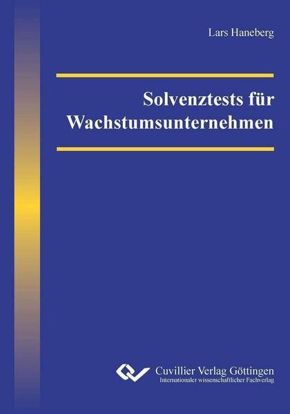 Produktbild: Solvenztests f&uuml;r Wachstumsunternehmen