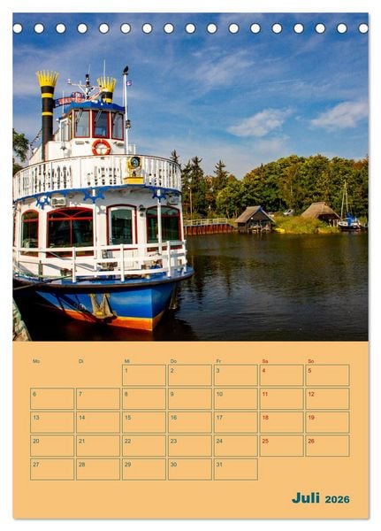 Produktbild: Fischland-Dar&szlig;-Zingst Terminplaner (Tischkalender 2026 DIN A5 hoch), CALVENDO Monatskalender
