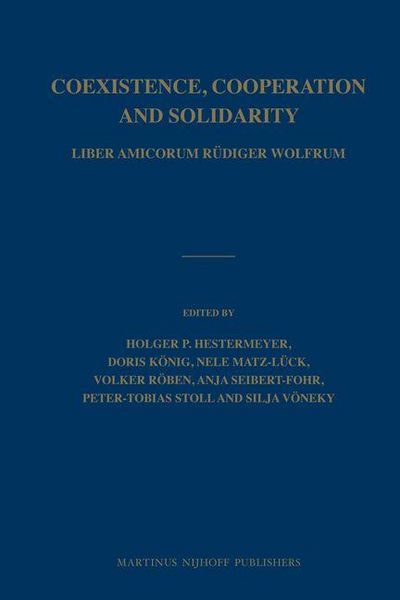 Produktbild: Coexistence, Cooperation and Solidarity (2 Vols.)