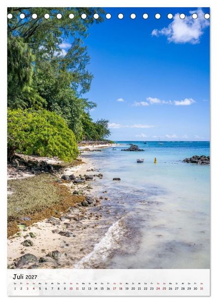 Produktbild: Mauritius &ndash; Insel der Farben und Tr&auml;ume (Tischkalender 2027 DIN A5 hoch), CALVENDO Monatskalender