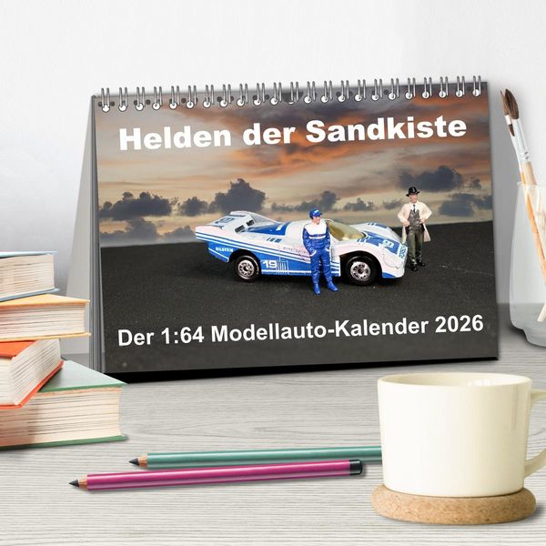 Produktbild: Helden der Sandkiste (Tischkalender 2026 DIN A5 quer), CALVENDO Monatskalender