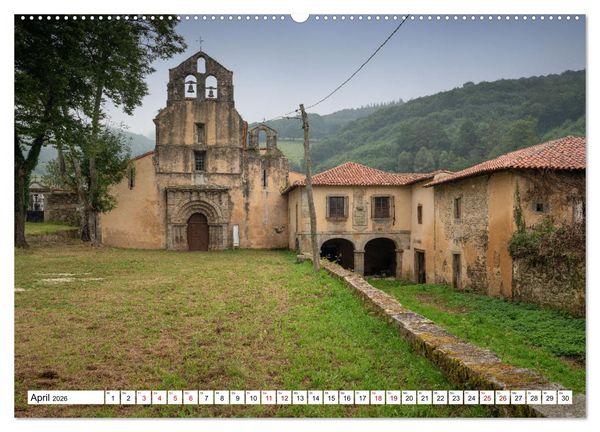 Produktbild: Unterwegs - Camino Primitivo. Zu Fu&szlig; auf der &auml;ltesten Route des Jakobsweges (Wandkalender 2026 DIN A2 quer), CALVENDO Monatskalender