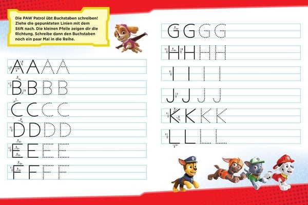 Produktbild: Mein Lernspielheft PAW Patrol Erste Buchstaben