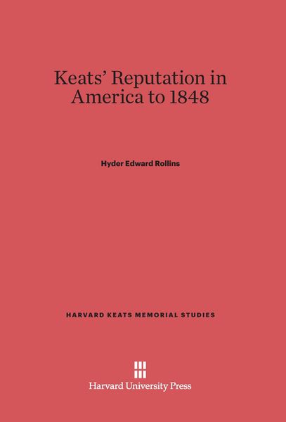 Produktbild: Keats' Reputation in America to 1848
